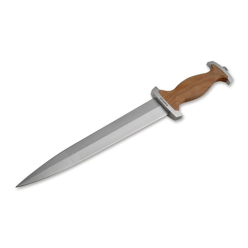 Boker Swiss Dagger Fixed Blade Knife, Cherry Wood