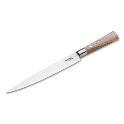 BOKER Damascus Olivewood 23 CM Carving Knife