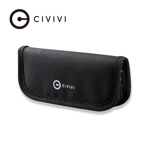 Civivi C-01 Black Nylon Zippered Pouch W Polishing Cloth