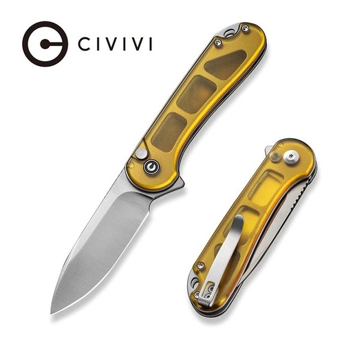 CIVIVI C18062P-7 Button Lock Elementum II Folding Knife