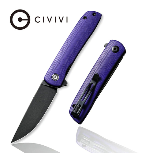 CIVIVI C20009B-5  BO Folding Knife, Purple G10