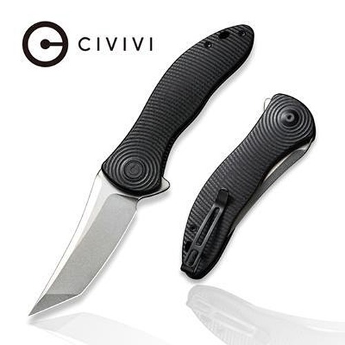 CIVIVI C20075B-1  SYNERGY3 Folding Knife, Stonewashed Tanto