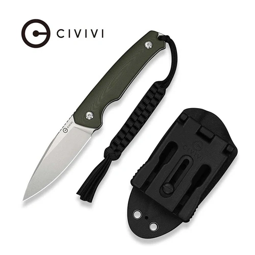 CIVIVI CIVIVI C20076B-1  Altus Fixed Blade Knife, OD Green G10 Knife