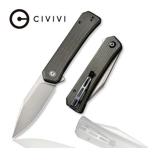 CIVIVI C20077B-3 RELIC Folding Knife, Dark Green Micarta