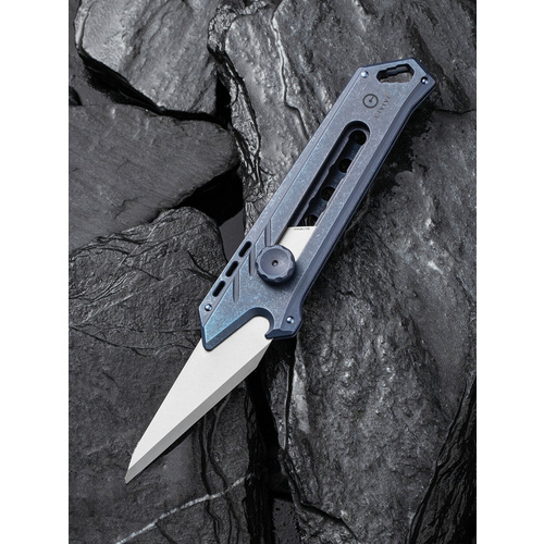 CIVIVI C2007B MANDATE Utility Knife, Blue Titanium