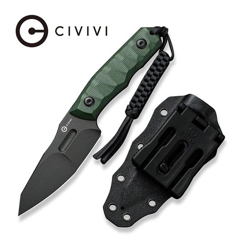 CIVIVI C23002-2 Propugnator Fixed Blade Knife, Sheath & T-Clip