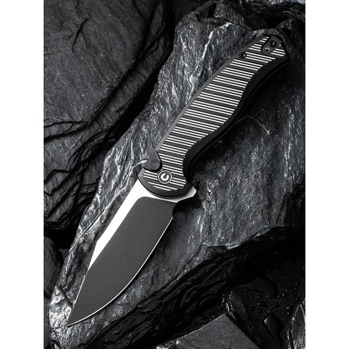 CIVIVI CIVIVI C23040B-1 Stormhowl Folding Knife, Black Aluminum Knife