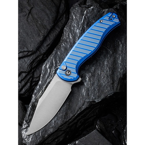 CIVIVI C23040B-2 Stormhowl Folding Knife, Bright Blue Aluminum
