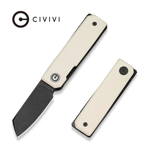 CIVIVI CIVIVI C25036-3 Kukei Folding Knife, Ivory G10 Knife