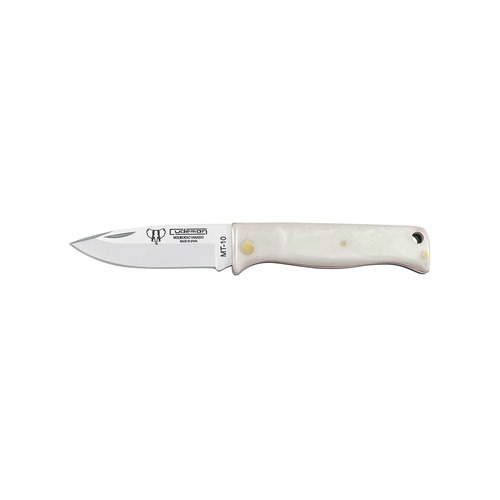 Cudeman 332-B Mt-10 Small Folding Knife, Polished Mother Of Pearl White Acrylic