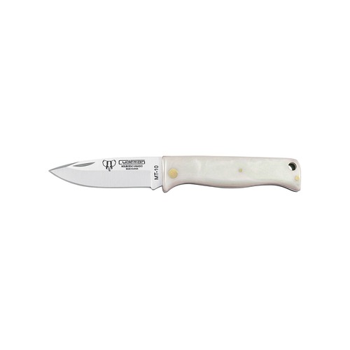 Cudeman 332-B Mt-10 Small Folding Knife, Polished Mother Of Pearl White Acrylic