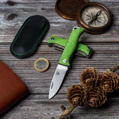 Cudeman 332-JV MT-10 Small Folding Knife, Juma Gre