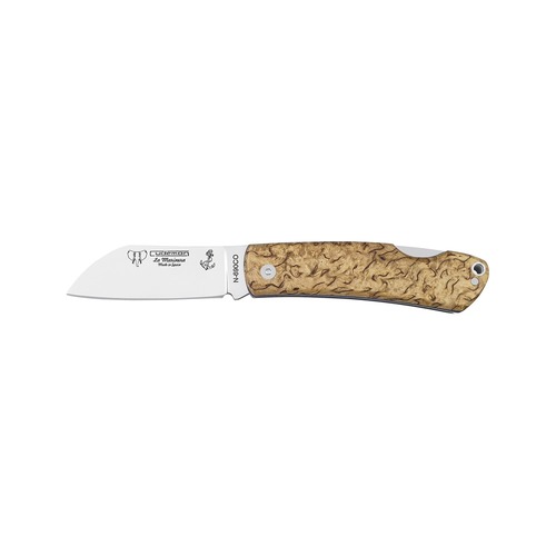 Cudeman 386-D Mariner Back Lock Folding Knife, Curly Birch