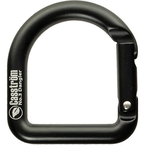 Casstrom D-Shape Carabiner No. 3 Dangler Black