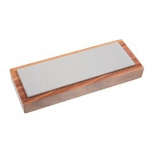 EZE-Lap 2" x 6" Fine Grit Diamond Bench Stone (600) on Timber Block - 62F