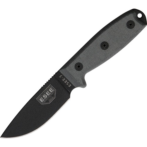 Esee 3Pm Model 3 Fixed Blade Knife, Coyoye Sheath 