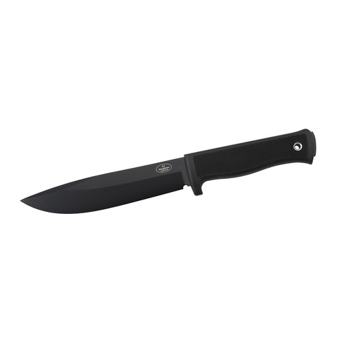 FALLKNIVEN A1bl - Black Blade, Leather Sheath 