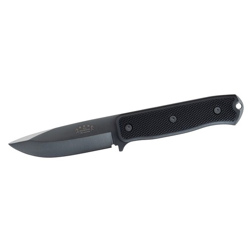 Fallkniven F1Xb Fixed Blade Knife Elmax Steel, Tungsten Carbide Black Coated Blade