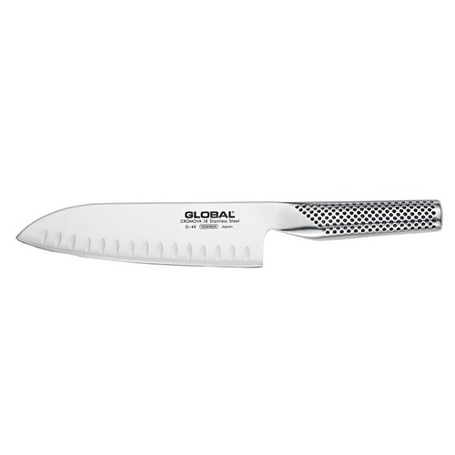 Global Santoku Knife Granton 18 Cm G-80 - Authorised Aust. Retailer