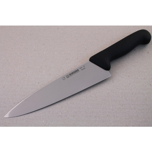 GIESSER ECONOMY CHEFS KNIFE 20 CM BLACK