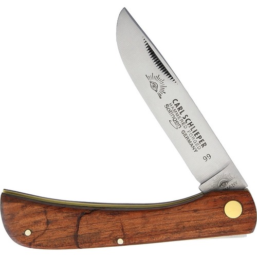 German Eye Work Knife Folding Knife - Wood