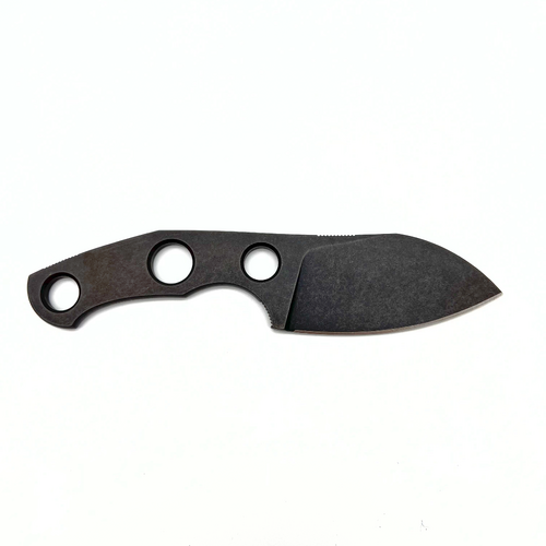 4mm N690 PVD Stonewashed / Natural Leather Sheath 