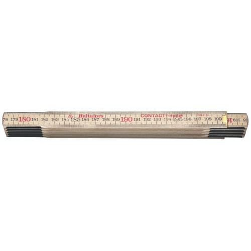 Hultafors 559-2-10 Wooden Folding Ruler, Contact Meter- Authorised Aust. Retailer