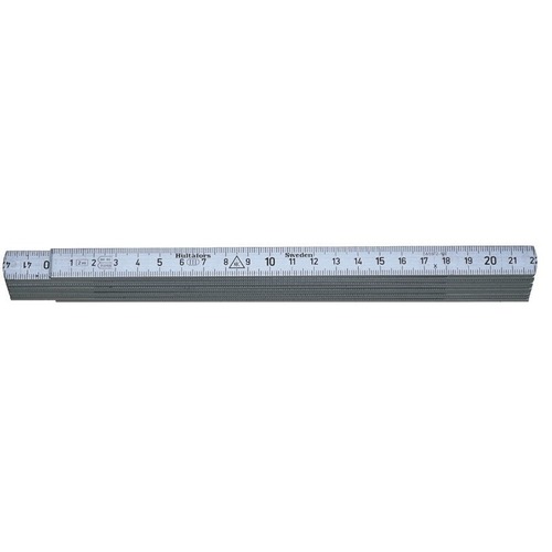 HULTAFORS A59-1-6 Aluminium Folding Ruler Metric - Authorised Aust. Retailer