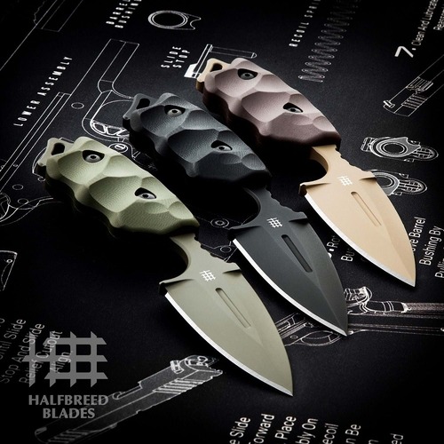 Halfbreed Blades - Cck-05 Compact Clearance Knife Black