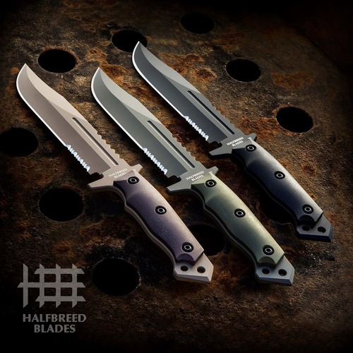 Halfbreed Blades - Lik-01 Large Infantry Knife Black