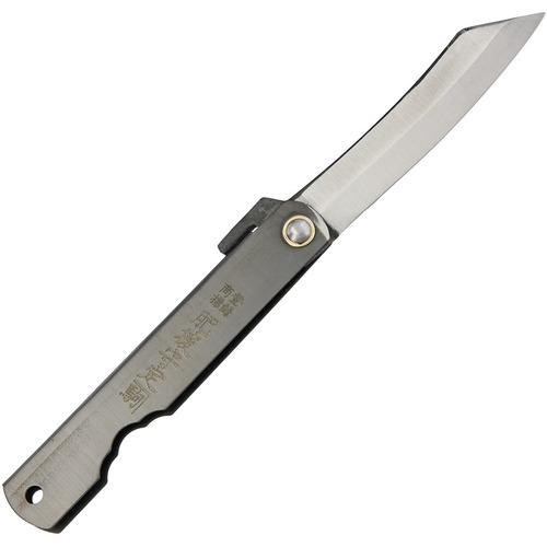 HIGONOKAMI 03BL Folding Knife SK5 Carbon Steel Blade