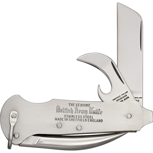 Three Piece Genuine British Army Clasp Knife