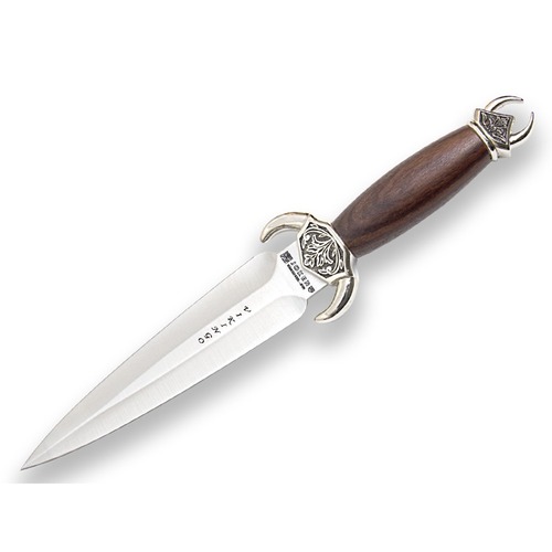 Joker Cb94B Vikingo Arab Viking Knife, Double Edged, Bubinga 