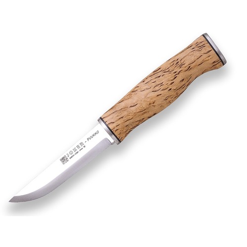 Joker CL127  Puukko Fixed Blade Outdoors Knife, Curly Birch