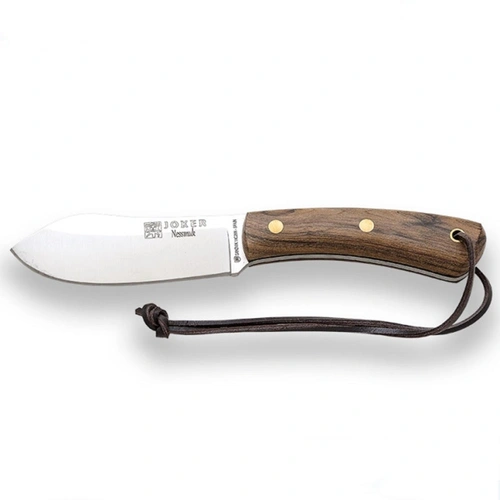 Joker CN136-P  NESSMUK Bushcraft Fixed Blade & Firesteel, Walnut
