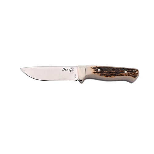 J & V Adventure 1239-Ci Ibex Bushcraft Stag Fixed Blade Knife