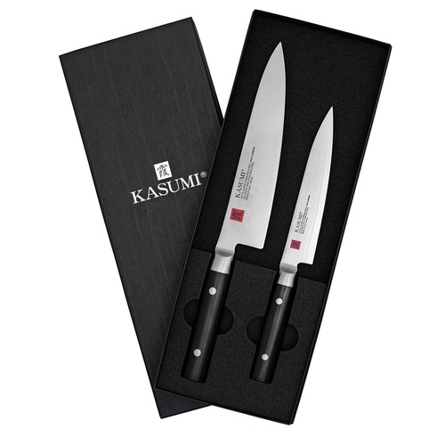 Kasumi Damascus 2 Piece Chefs Knife Set