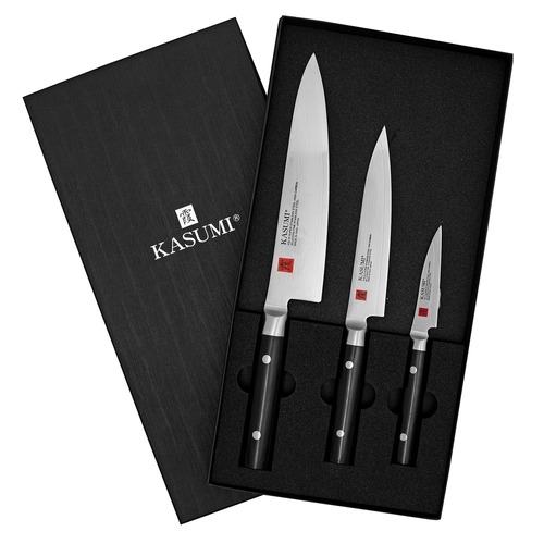Kasumi Damascus 3 Piece Chefs Knife Set