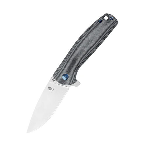 Kizer Kv3471N4 Laconico Gemini Flipper Folding Knife, Black Micarta