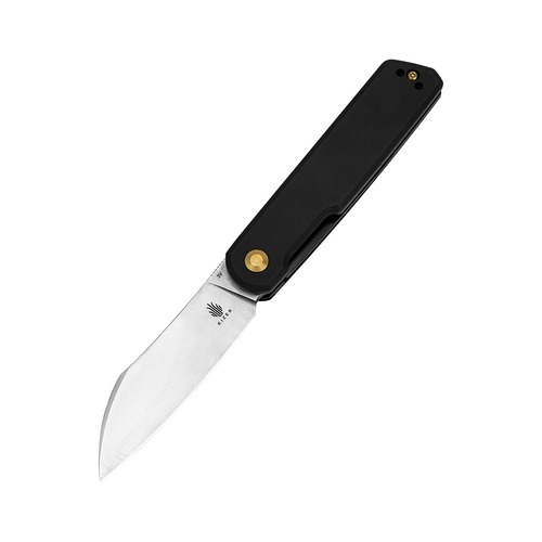 KIZER KV3580C1 Klipper Folding Knife, Black Aluminium