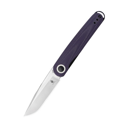 Kizer V3604C1 Azo Squidward Folding Knife, Purple G10