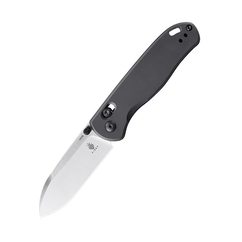 Kizer Kv3619C1 Drop Bear Clutch Lock Folding Knife, Aluminium Gunmetal
