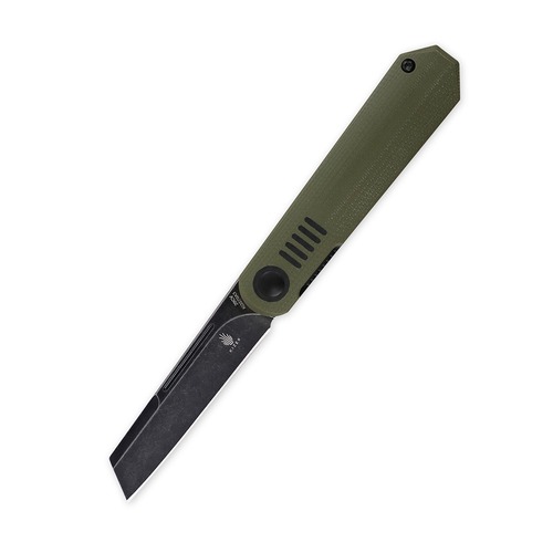 Kizer Ki3570A3 De L' Orme Folding Knife, Green G10