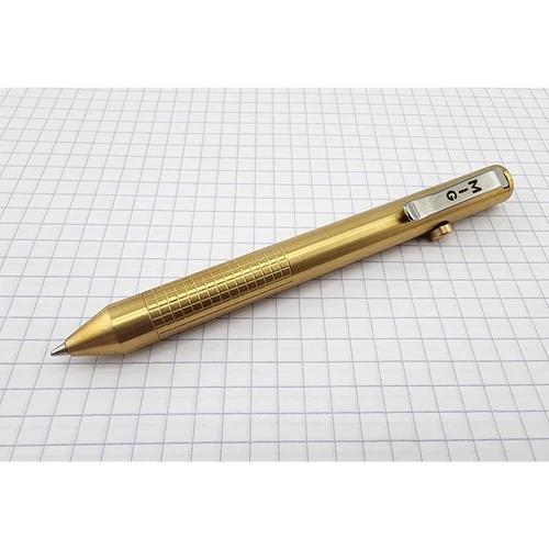 Mig +61 Model 83 Bolt Action Pen - Brass - Grid
