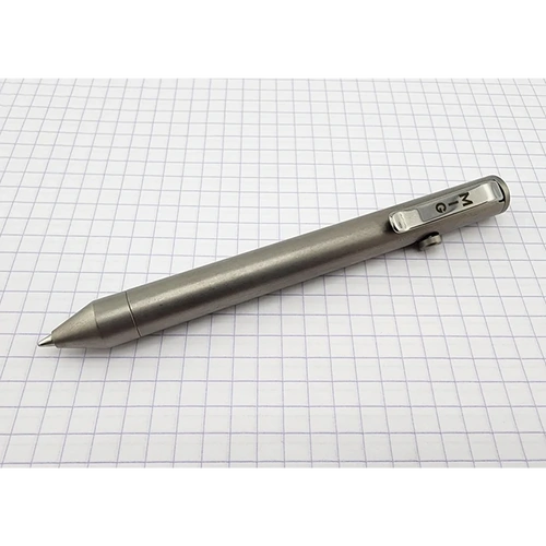 Mig +61 Model 83 Bolt Action Pen - Titanium - Smooth