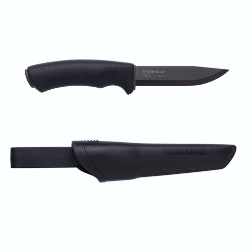 MORA Bushcraft Outdoor K Fixed Blade Knife Black - Authorised Aust. Retailer