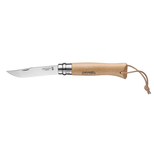 OPINEL No 8 Trekking Stainless Steel Folding Knife - Natural