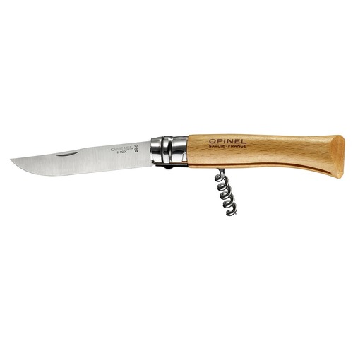 Opinel No 10 Corkscrew Folding Knife
