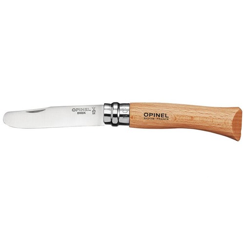 Opinel My First Opinel No 7 Natural Beech Stainless Steel Folding Knife