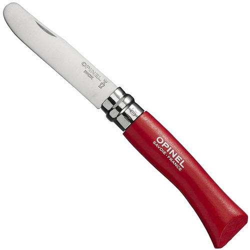 OPINEL My First Opinel No 7 Red Stainless Steel Folding Knife
